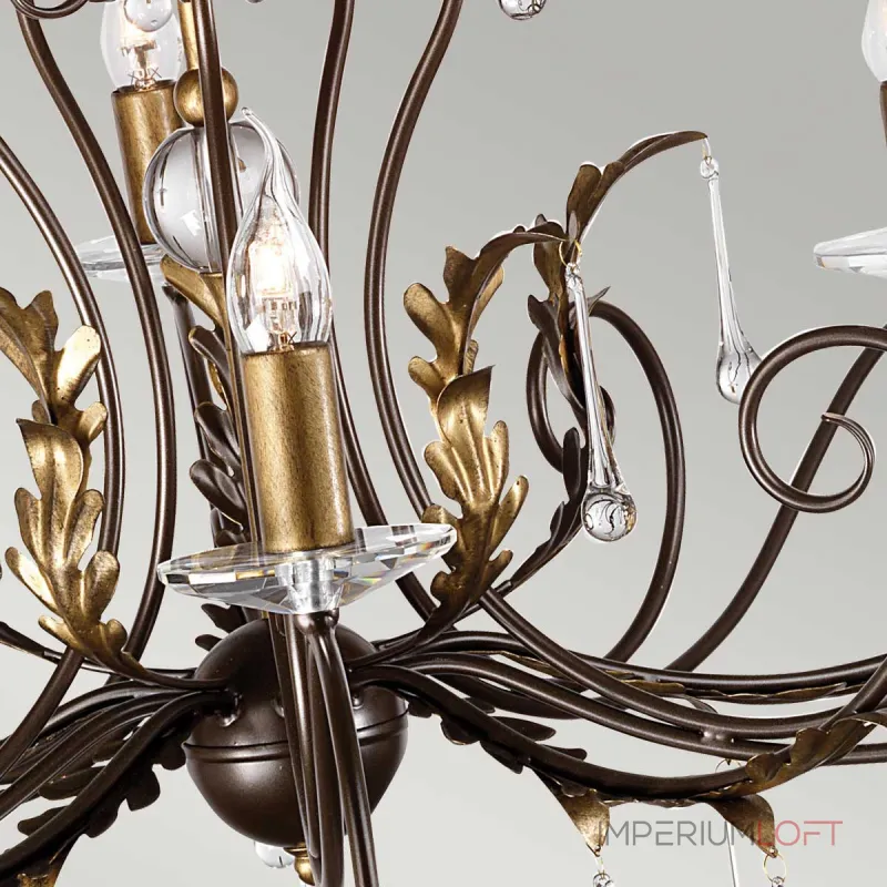 Люстра Elstead Lighting Amarilli AML15-BRONZE Люстра Elstead Lighting Amarilli AML15-BRONZE