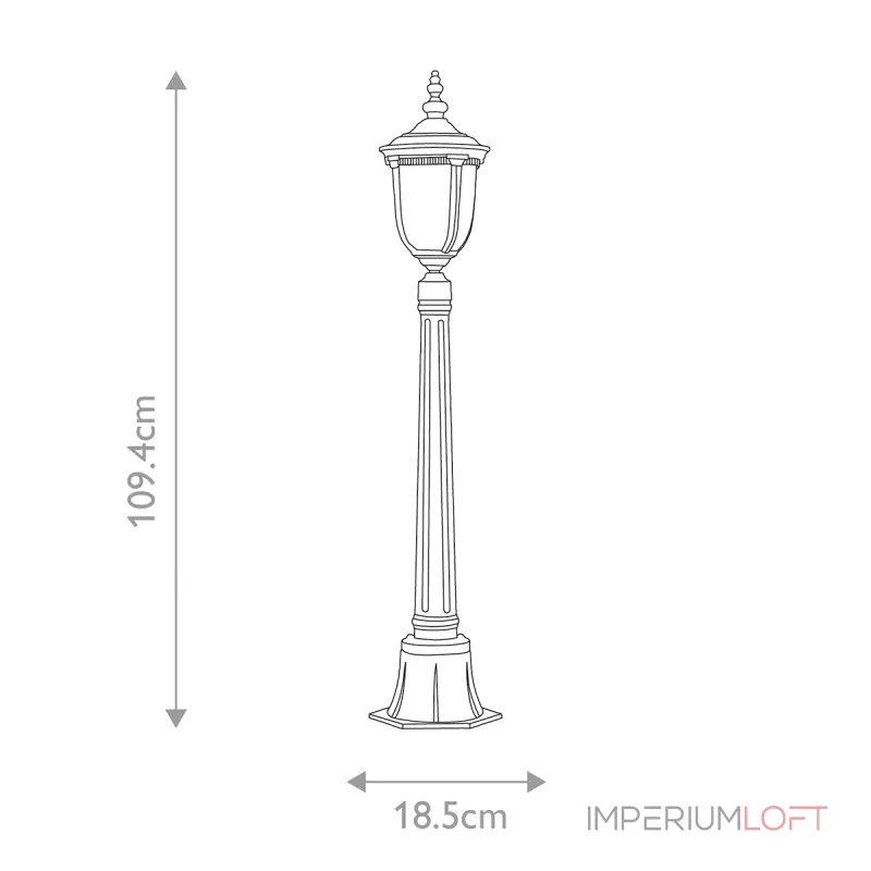 Фонарный столб Elstead Lighting Cleveland CL4-S Фонарный столб Elstead Lighting Cleveland CL4-S