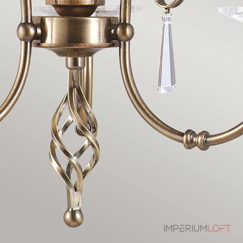 Люстра Elstead Lighting Aegean AG3-AGED-BRASS Люстра Elstead Lighting Aegean AG3-AGED-BRASS