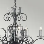 Люстра Elstead Lighting Amarilli AML15-BLK-SILVER