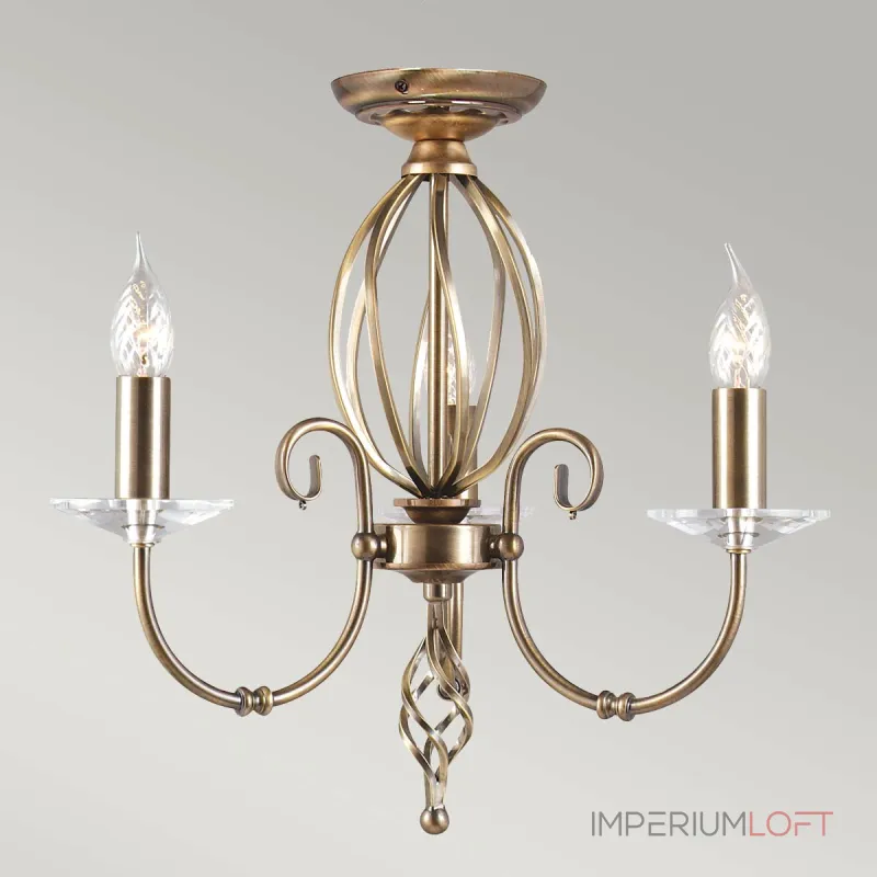 Люстра Elstead Lighting Aegean AG3-AGED-BRASS Люстра Elstead Lighting Aegean AG3-AGED-BRASS