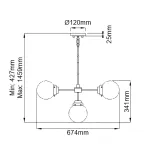 Люстра Elstead Lighting Kula KULA5