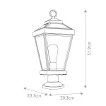 Фонарь-пьедестал Quoizel Ravine QZ-RAVINE3-M