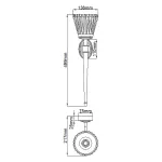 Бра для ванных комнат Elstead Lighting Agatha BATH-AGATHA-PC