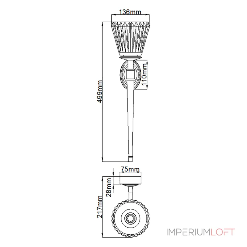 Бра для ванных комнат Elstead Lighting Agatha BATH-AGATHA-PC