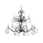 Люстра Elstead Lighting Amarilli AML15-BLK-SILVER