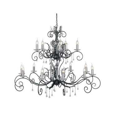 Люстра Elstead Lighting Amarilli AML15-BLK-SILVER Люстра Elstead Lighting Amarilli AML15-BLK-SILVER
