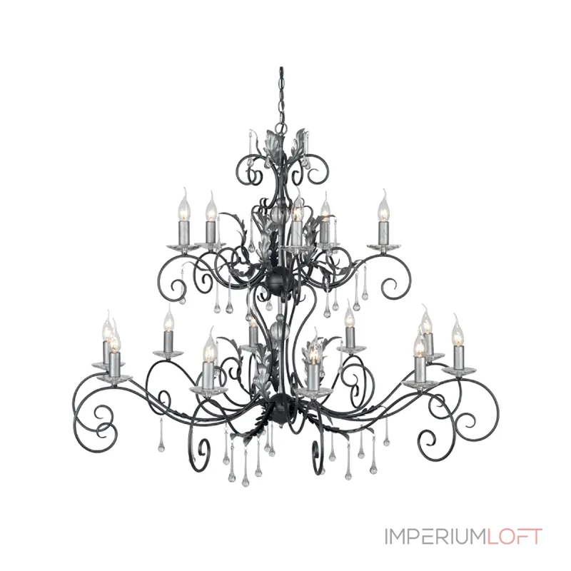 Люстра Elstead Lighting Amarilli AML15-BLK-SILVER Люстра Elstead Lighting Amarilli AML15-BLK-SILVER