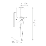 Бра для ванных комнат Kichler Marette KL-MARETTE1-PC