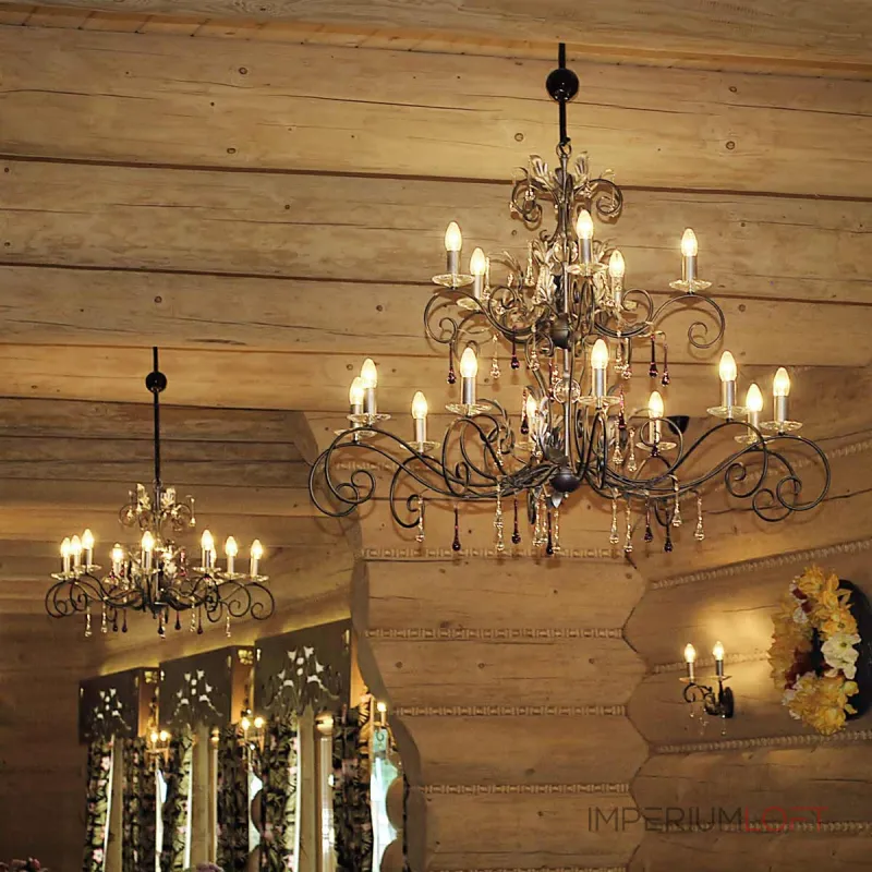 Люстра Elstead Lighting Amarilli AML15-BRONZE Люстра Elstead Lighting Amarilli AML15-BRONZE