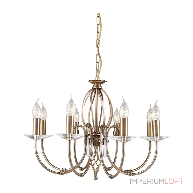 Люстра Elstead Lighting Aegean AG8-AGED-BRASS Люстра Elstead Lighting Aegean AG8-AGED-BRASS