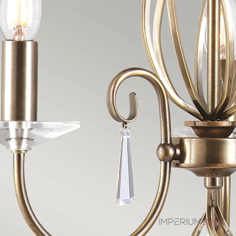 Люстра Elstead Lighting Aegean AG3-AGED-BRASS Люстра Elstead Lighting Aegean AG3-AGED-BRASS