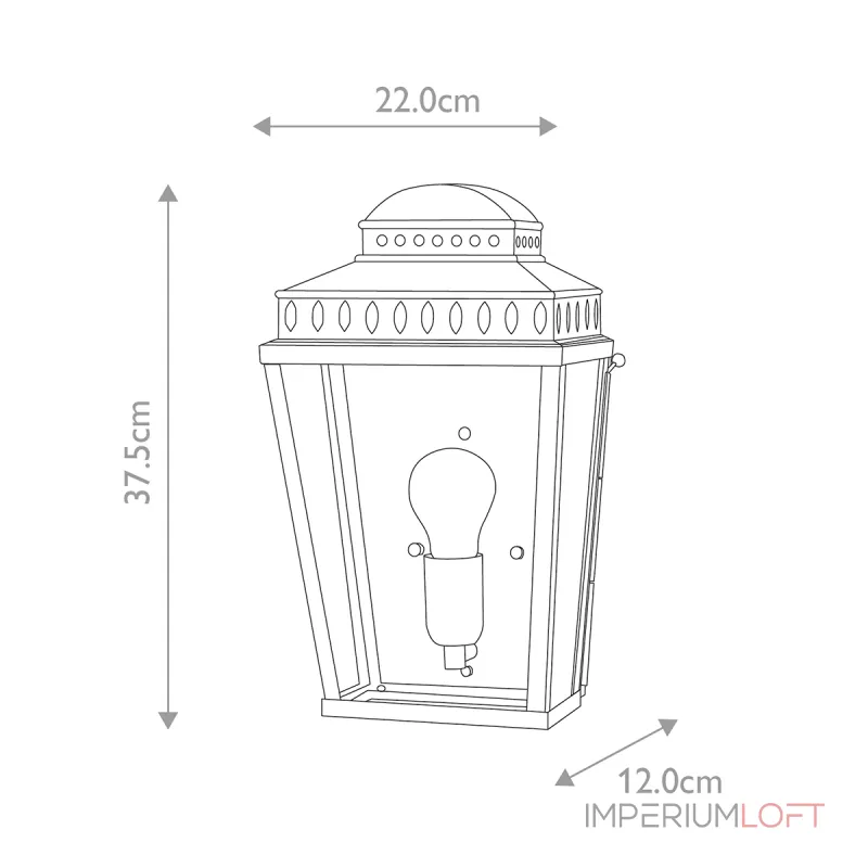 Настенный фонарь Elstead Lighting Mansion house MANSION-HOUSE-PN