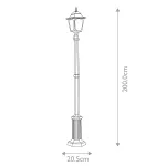 Фонарный столб Elstead Lighting Chapel CP6-BLACK