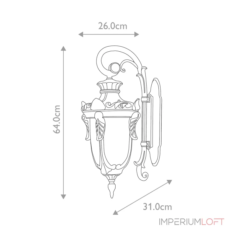 Настенный фонарь Elstead Lighting Philadelphia PH2-L-OB