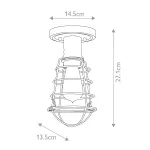 Потолочный светильник Quoizel Mixon QZ-MIXON-SF-BN