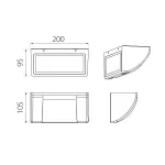 Настенный фонарь Natural Concepts Dwell NC-003055-DG