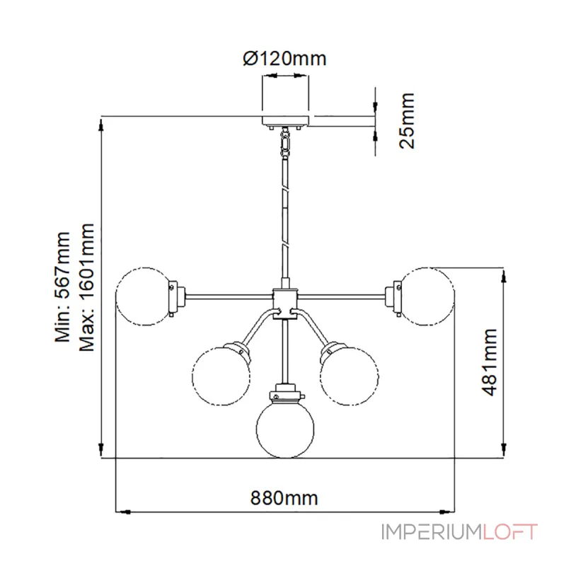 Люстра Elstead Lighting Kula KULA9 Люстра Elstead Lighting Kula KULA9