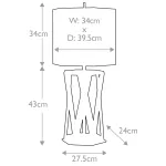 Настольная лампа Elstead Lighting Apollo APOLLO-TL-WHT