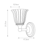 Бра для ванных комнат Elstead Lighting Austen BATH-AUSTEN1-PN