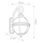 Настенный фонарь Kichler Halleron KL-HALLERON-2M-BU