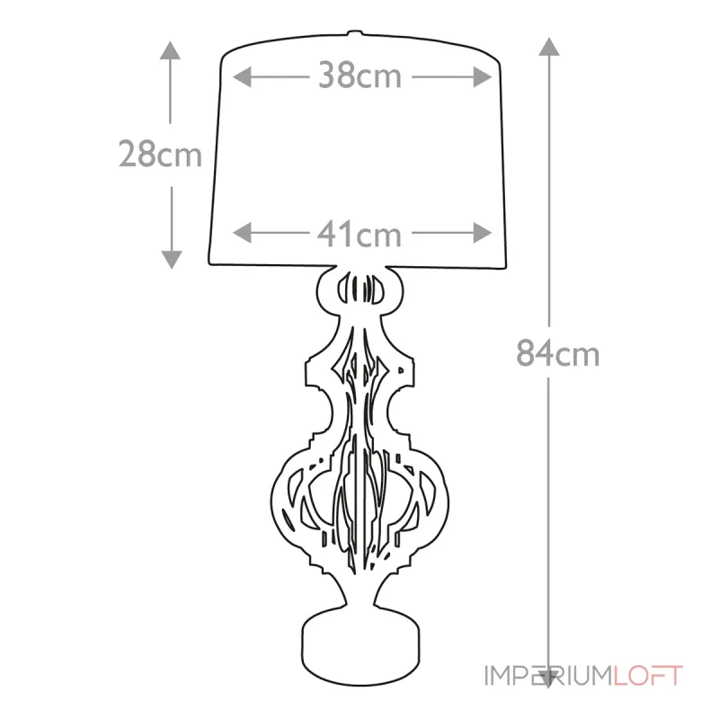 Настольная лампа Elstead Lighting Octavia GN-OCTAVIA-TL-GD