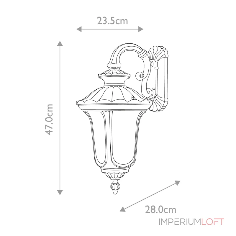 Настенный фонарь Elstead Lighting Chicago CC2-S-BK