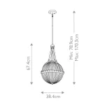 Подвесной светильник Kichler Aster KL-ASTER-P-PN