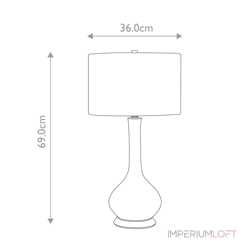 Настольная лампа Elstead Lighting Milo MILO-PN-TL-OVTH
