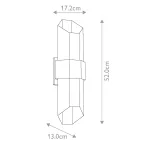 Настенный фонарь Quoizel Chasm QZ-CHASM-L-BKW