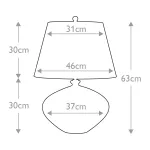 Настольная лампа Elstead Lighting Rib pumpkin RIB-PUMPKIN-TL