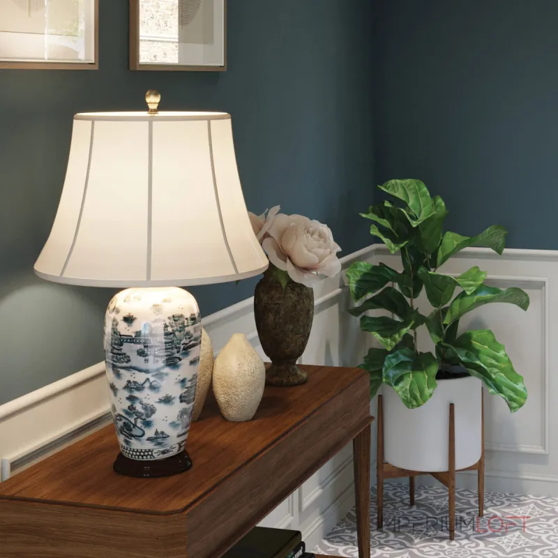 Настольная лампа Elstead Lighting Blue trad BLUE-TRAD-WP-TL Настольная лампа Elstead Lighting Blue trad BLUE-TRAD-WP-TL