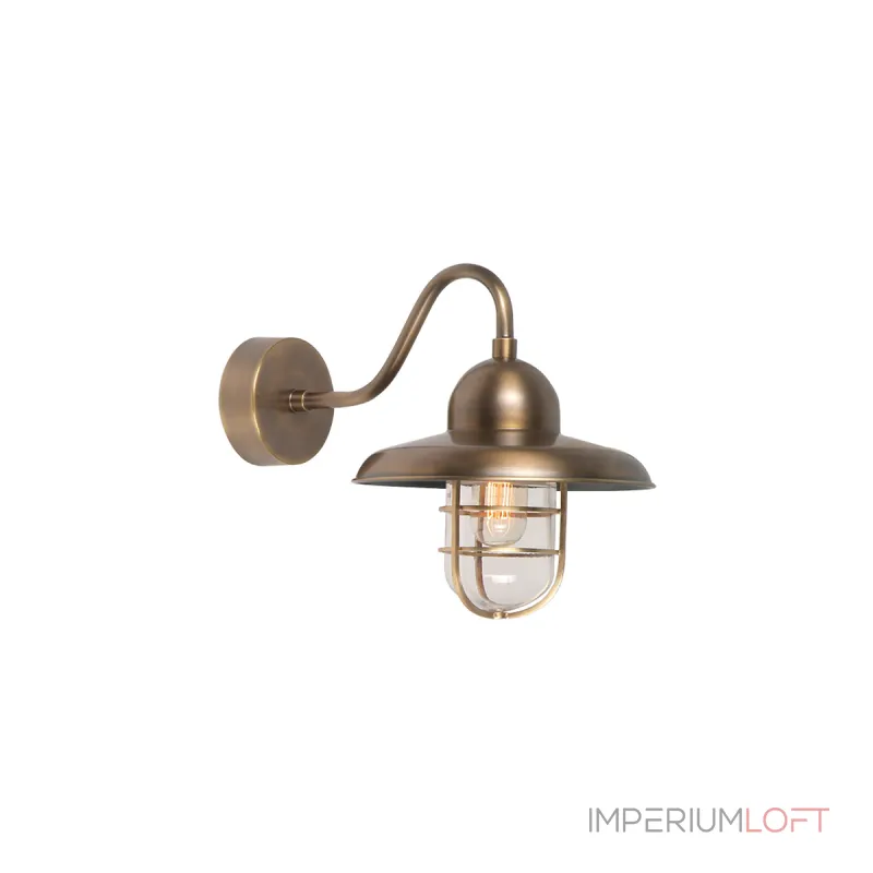 Настенный фонарь Elstead Lighting Sheldon SHEL-SOM-CAGE-BR