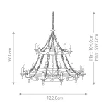 Люстра Elstead Lighting Warwick WR18-GRAPHITE