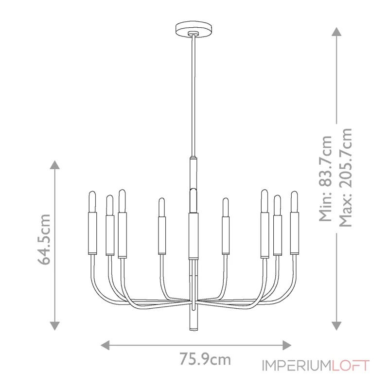 Люстра Feiss Brianna FE-BRIANNA9-BB