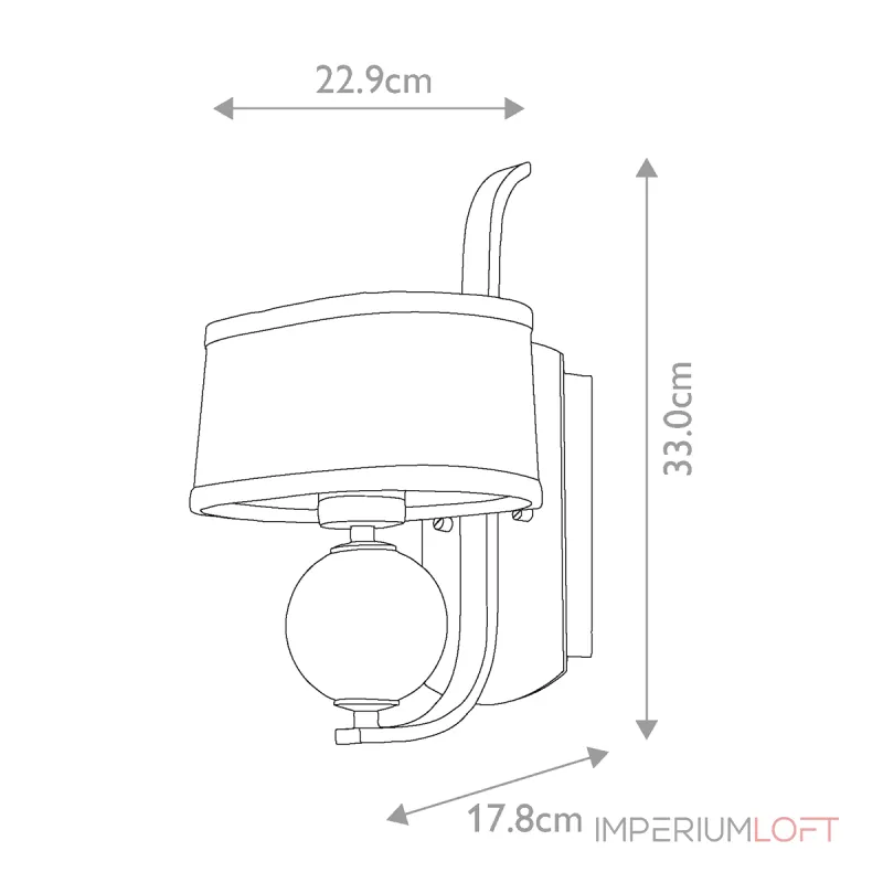Бра Quoizel Gotham QZ-GOTHAM1-BB Бра Quoizel Gotham QZ-GOTHAM1-BB