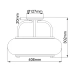 Потолочный светильник Quoizel Trilogy QZ-TRILOGY-SF-M