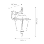 Настенный фонарь Elstead Lighting Chapel CP2-BLACK