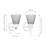Бра для ванных комнат Elstead Lighting Gunnislake BATH-GUNNIS1-PC