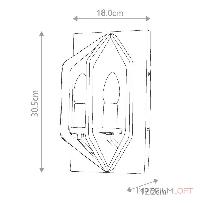 Бра Quoizel Vanguard QZ-VANGUARD2-OK