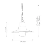 Подвесной фонарь Elstead Lighting Sheldon SHELDON-CH-V