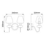 Бра Elstead Lighting Armand DL-ARMAND2-AB