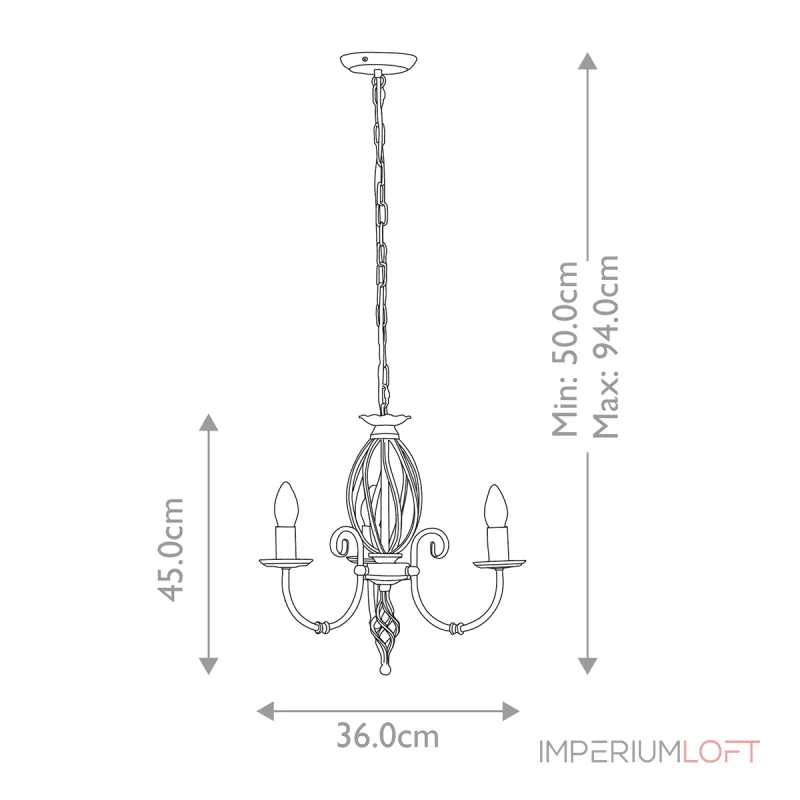 Люстра Elstead Lighting Artisan ART3-BLACK Люстра Elstead Lighting Artisan ART3-BLACK