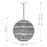 Подвесной светильник Quoizel Lindendale QZ-LINDENDALE-P-WT