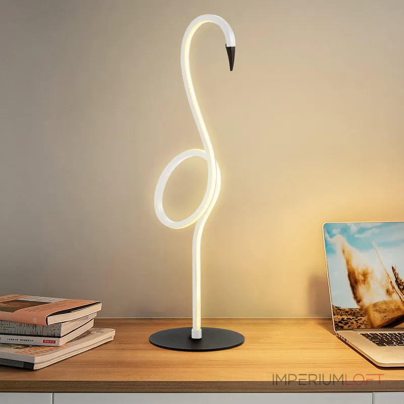 Настольная лампа Elstead Lighting Flamingo FLAMINGO-TL-WHT Настольная лампа Elstead Lighting Flamingo FLAMINGO-TL-WHT