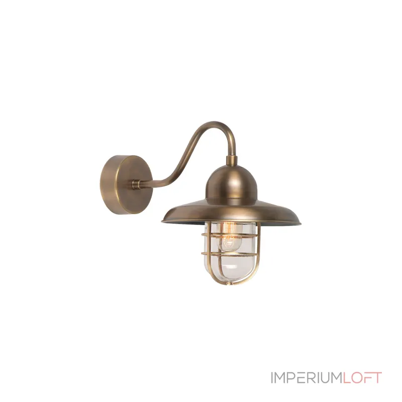 Настенный фонарь Elstead Lighting Sheldon SHEL-SOM-CAGE-BR