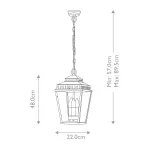 Подвесной фонарь Elstead Lighting Mansion house MANSION-HOUSE8-PN