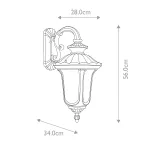 Настенный фонарь Elstead Lighting Chicago CC2-M-BK