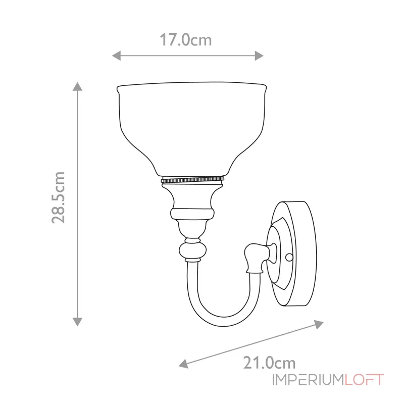 Бра для ванных комнат Elstead Lighting Cheadle BATH-CD1