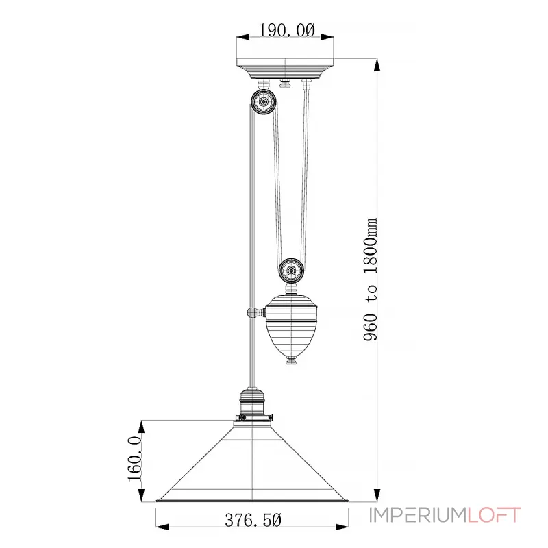 Подвесной светильник Elstead Lighting Provence PV-P-PN